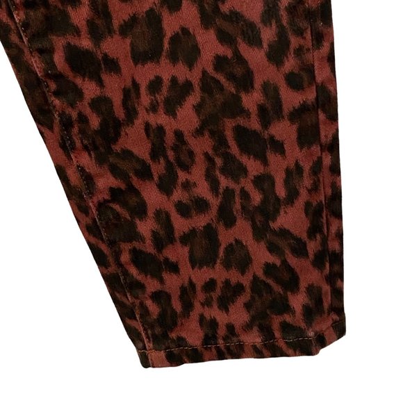 Soft Surroundings Womens The Ultimate High Rise Leopard Skinny Jeans Size‎ 6 - Picture 4 of 11